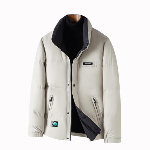 LILANZ 2025, новинка зимы, мужской утепленный теплый пуховик для молодежи и среднего возраста, повседневная мужская модная куртка с воротником-стойкой, белая M 170