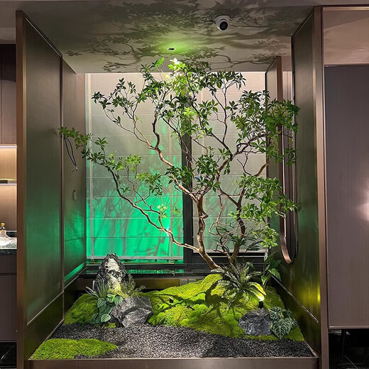 BEYZK simulated green plant Mazuimu fake tree decoration hall window fake plant landscaping large ornaments landscape decoration artificial tree 3.5 meters high (single tree) Mazuimu original ecological tree