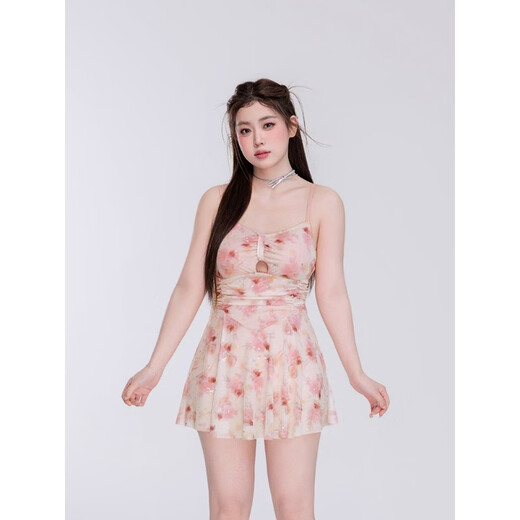 Agliondy large size swimsuit for women 2025 new holiday fat mm slim conservative and beautiful holiday (size is too small, focus on height selection) XL