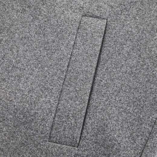 GOLFCROSS fake two-piece simple versatile hooded windbreaker silhouette long coat for men and women, light gray M