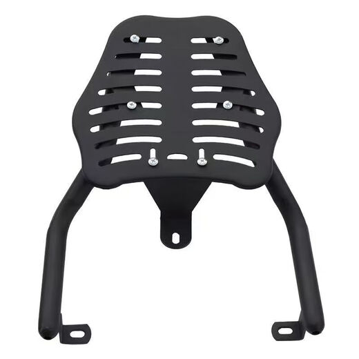 Haofanjie Electric Vehicle Rear Tail Rack Tail Box Trunk Bracket Integrated Rack Universal Shelf Motorcycle Takeout Box Fixer Black Universal Style Thickened Tail Box Rack