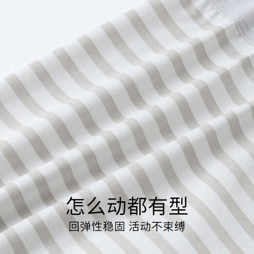 Anair boys' boxer briefs three-piece set 2026 spring new cotton boxer briefs, skin-friendly, breathable and antibacterial, combination 01 (blue flowers + gray stripes + star blue) 110