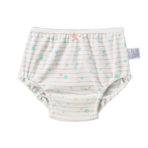 MIKIHOUSE children's underwear star-shaped frame and small flower shorts set 90cm-140cm Japan direct mail White(01) 100