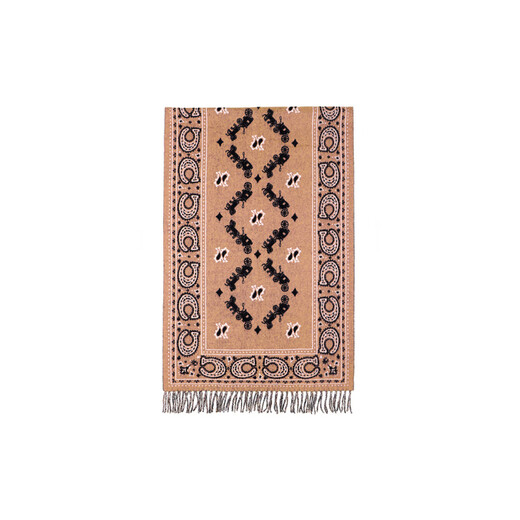 COACH Classic Logo Bandana Print Velvet Scarf Men's Default F