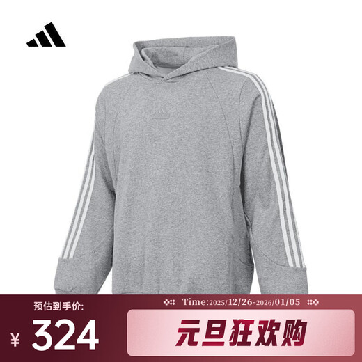 阿迪达斯（adidas）2024年男女ST 3ST WRM HOOD卫衣 JI6636 S