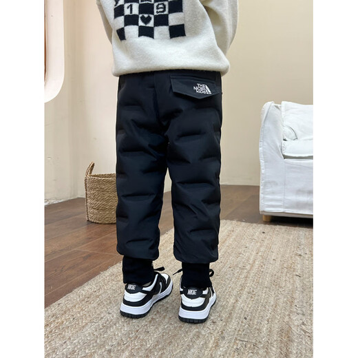 HAL.DUCK children's down pants boys 2026 new winter thickened Northeast minus 40 degree warm pants girls outer wear western style pink 95 print 110 cm height 103-weight 35Jin Jin is equal to 0.5 kg.