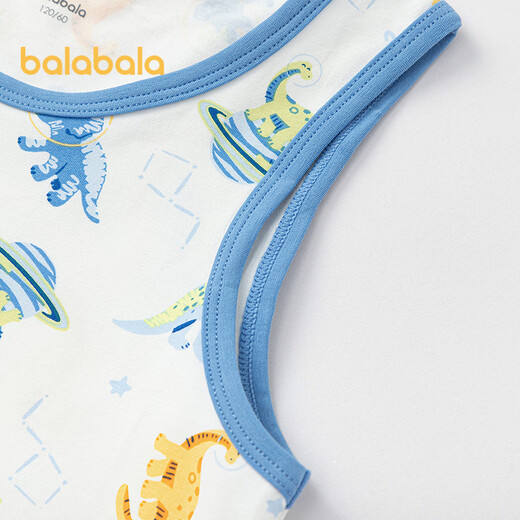Balabala children's vest, baby boy's bottoming, comfortable, sleeveless and skin-friendly two-piece set, the same style in the mall