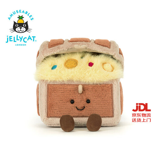 Jellycat Fun Treasure Box Plush Doll Doll Comfort Toy Doll New Year Birthday Gift Summer New Product Brown One Size