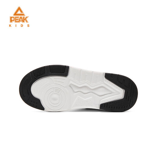 PEAK children's cotton shoes 2025 new Spring Festival plus velvet shoes, medium and large children's sports shoes, outdoor shoes to prevent cold and keep warm, red/white 33