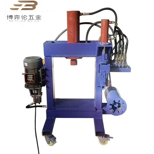 FHJQB multifunctional electric press hydraulic press motor motor copper aluminum wire removal tire wheel hub crusher breaking machine 30 tons top configuration + cutting copper wire + copper wire pulling + tooling press 380v three-phase electricity