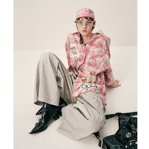 PHORM shopping mall same style 2026 spring new shirt C01202616 light pink XS