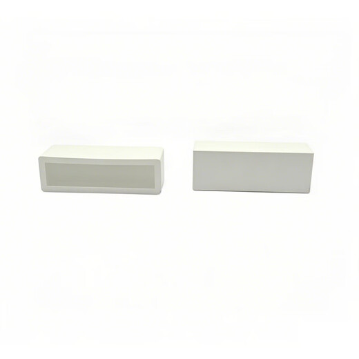 Guchen Rectangular High Temperature Resistant Silicone Cap Threaded Screw Protection Silicone Sleeve Elastic Edge Protection End Silicone Sealing White Rectangular Sleeve 20x80mm