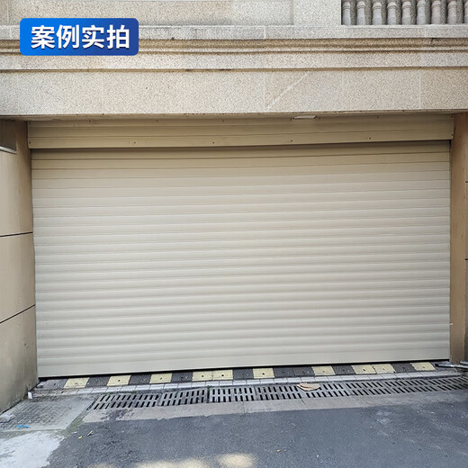 启功电动卷帘门铝合金卷闸门车库门3m*4m QG-JZJLM02B