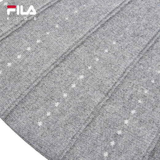 FILA children's clothing short skirt 2025 winter new style casual and comfortable woolen skirt for girls, middle and large children, dark ink gray-MG 110