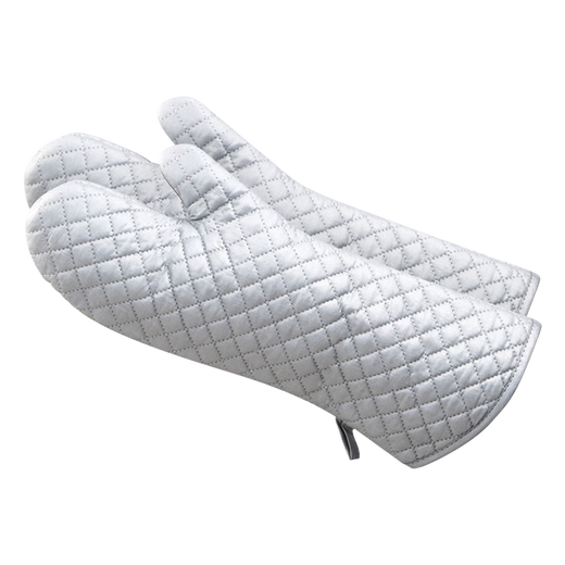 JOBO Commercial Insulated Gloves Extra Long Baking Anti-scalding Gloves 2 Pack High Temperature Resistant Oven Labor Protection