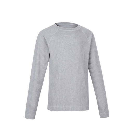 Decathlon (DECATHLON) Decathlon children's quick-drying sports training base knitted quick-drying T blue_grey 120 cm gray