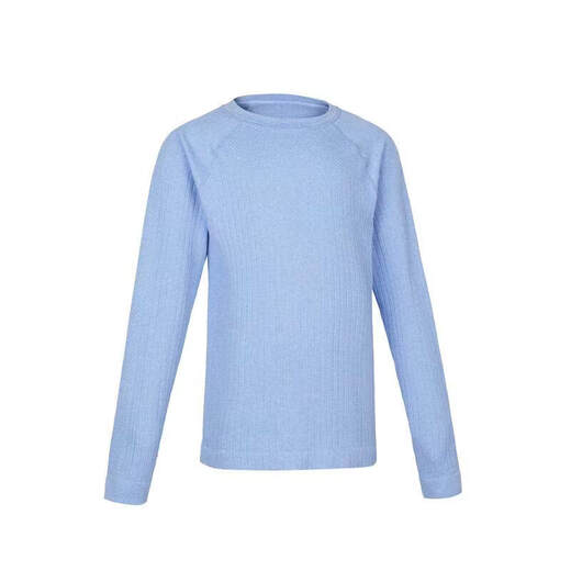 Decathlon (DECATHLON) Decathlon children's quick-drying sports training base knitted quick-drying T blue_grey 120 cm gray