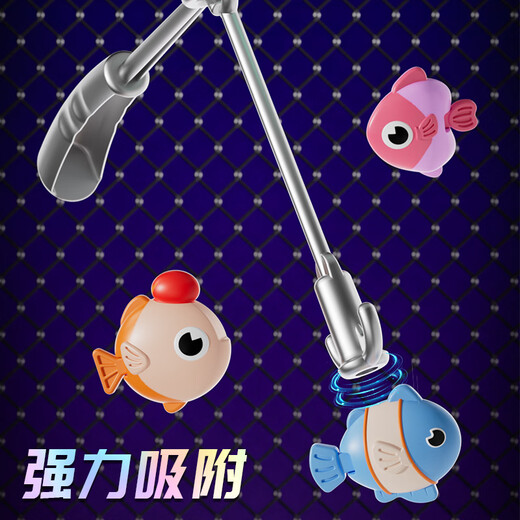 Yunya Children's Birthday New Year Gift Electronic Fish Tank Simulation Fish Creative Little Light Aquarium Cyber ​​Fishing Girl Toy Luxury Ice Cream Supermarket Table-Blue