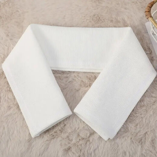 Fat Donglai's same style down jacket collar, anti-dirty artifact, collar accessories, threaded protective sleeve, full-inclusive cotton coat collar protection bag, black knitted fine threaded collar with + thread, 54 length * width 16cm