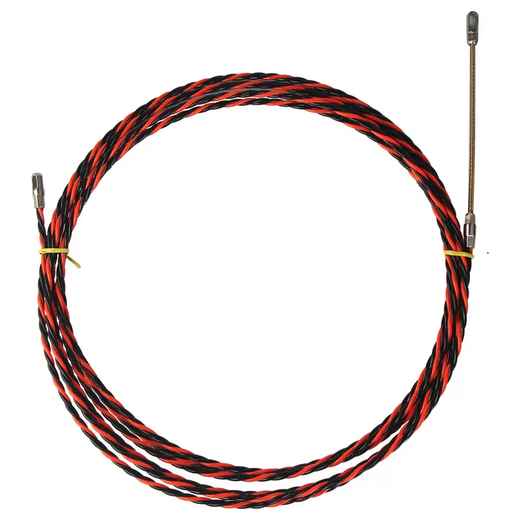 New threading artifact spring threader pull wire electrician special pipe threader lead threading steel wire threading pipe pulley head 15 meters