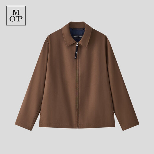 Marc O'Polo/MOP 【商场同款】2026春季新款休闲简约衬衫领夹克外套男士上衣 灰咖色729 S