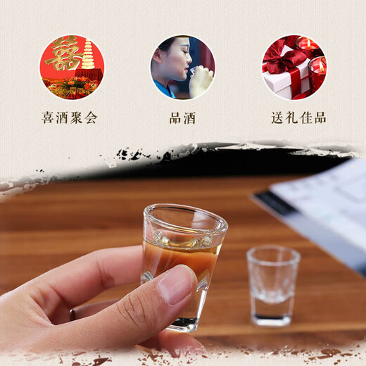 Tuojin imported quality glass liquor cup from Germany, small size 10ml, special liquor glass for hotel, small size, creative personalized water, No. 1 cup, 6 pieces