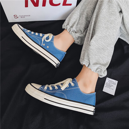 Converse Allstar/Men's Shoes 1970s White Low-top Classic Canvas Shoes Low-top-1970s-Black 35 Women's