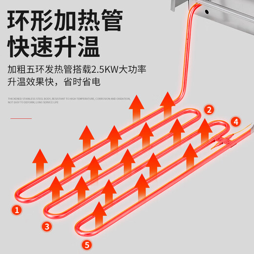 Raft core fried dough sticks fryer commercial electric fryer commercial model temperature controlled stall fryer deep fryer deep fryer fried dough sticks machine French fries machine oil 20 liters large machine head small net + oil return pan 3-piece set 0.7 thickened / 1 inch