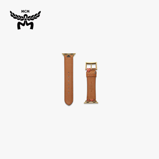 MCM Spring and Summer New Product MCM OTTOMAR Medium Cognac Color Strap (38-41mm) Cognac Color MED
