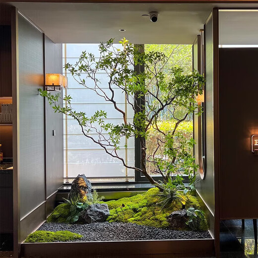 BEYZK simulated green plant Mazuimu fake tree decoration hall window fake plant landscaping large ornaments landscape decoration artificial tree 3.5 meters high (single tree) Mazuimu original ecological tree