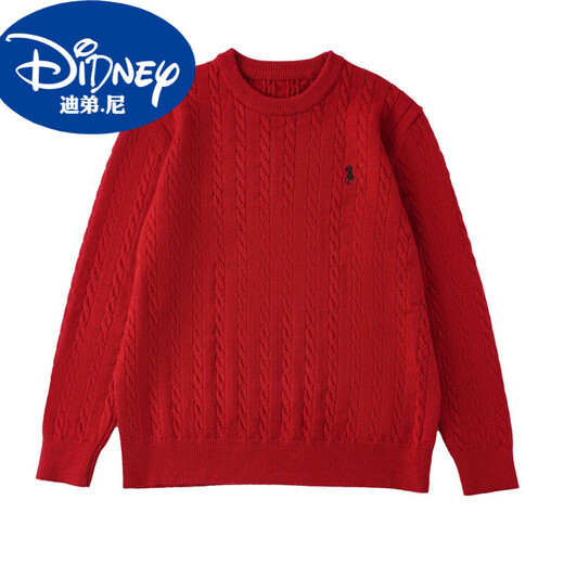 Didi.Ni HEYDIDY New Year's parent-child clothing 2025 family blessing autumn and winter family of three, mother and daughter New Year's red New Year's greetings sweater red cardigan sweater 80 children's recommended weight 15-20