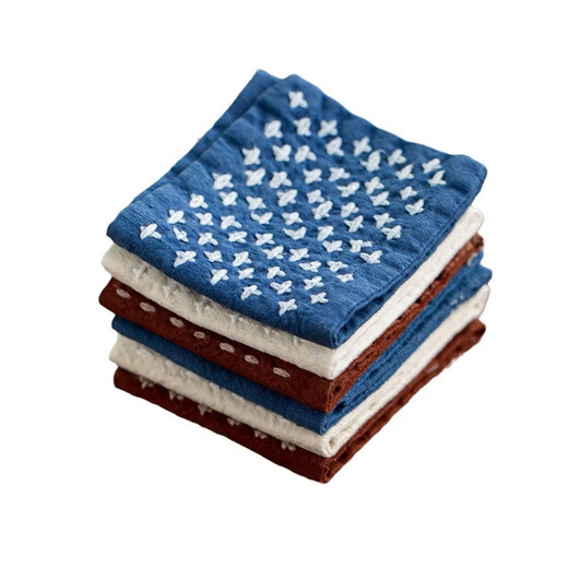 Mengyi ancient tea hand-woven tea mat tea cloth anti-scalding pot mat hand-sewn ancient cloth tea towel for wiping water special tea ceremony accessories pot towel hand-sewn tea towel-Benlan