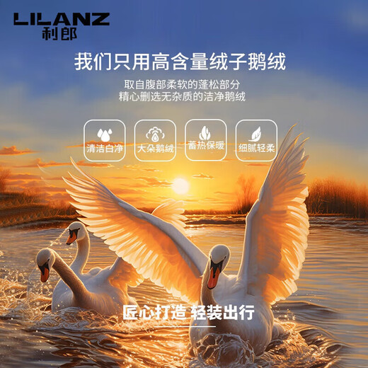 LILANZ Men's Thin Down Jacket 2025 Dad Winter Goose Down Jacket Business Lapel Jacket Gray Green M 170