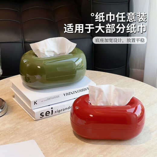 Fantasy Tissue Box Living Room Coffee Table Decorative Ornaments Tissue Box Napkin Box Travertine Tissue Box White