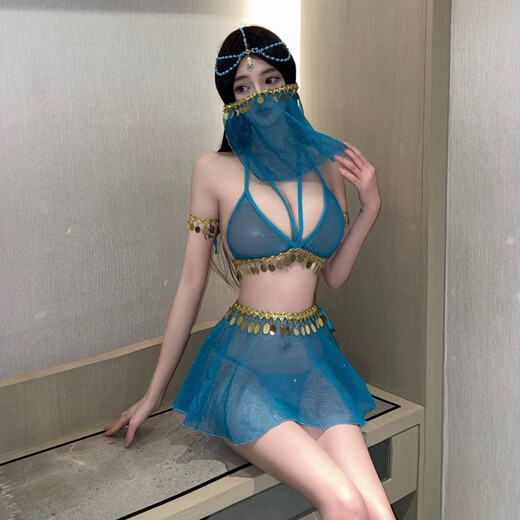 Langsha sexy exotic princess retro style national style passionate dancer temptation bra uniform suit