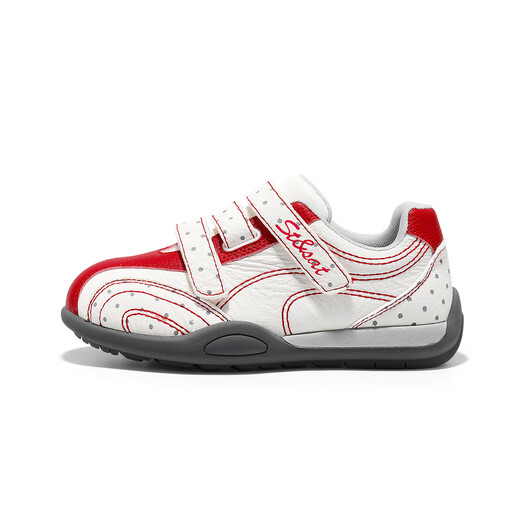 Saturday Children's Shoes Children's Moral Training Shoes 2026 Spring New Girls Soft Soled Casual Shoes Boys Light Sports Shoes Falling Cherry Red 28 Shoe Inner Length 18.1cm/Suitable for Foot Length 17.3cm