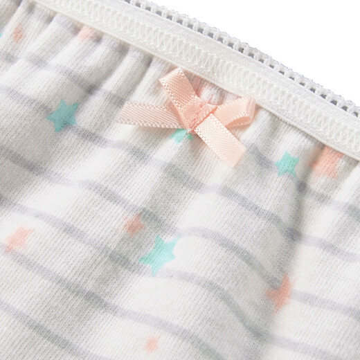 MIKIHOUSE children's underwear star-shaped frame and small flower shorts set 90cm-140cm Japan direct mail White(01) 100