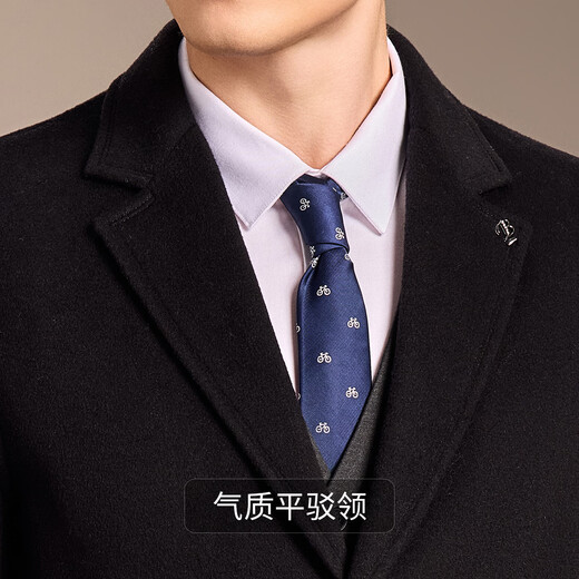 Antonio sheep wool & cashmere suit collar down coat business men's casual thickened warm suit jacket