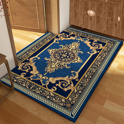 Pupan Chinese-style entrance door floor mats household non-slip mats entrance door carpet entrance red festive foot mats Chuchu Lanchou 120cm*200cm