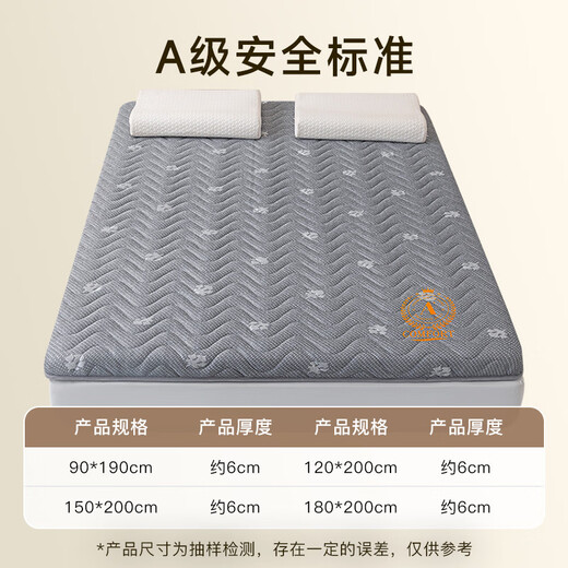 MUJI Class A fabric soybean antibacterial anti-pressure mattress mattress cover household anti-slip foldable mattress 1.8*2m bed