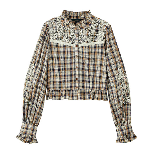 Wancaoyi (wancaoyi) 2026 spring new shirt C00200511 denim blue XS