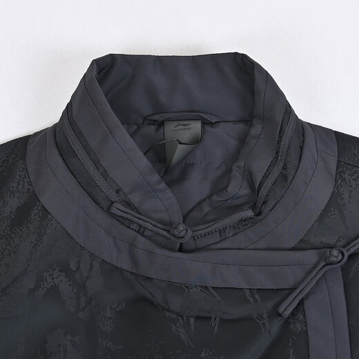 Li-ning (LI-NING) China Li-ning warm, trendy and versatile classic black new Chinese cotton vest for teenagers and children AMMW010-3 AMMW010-3 180 XL