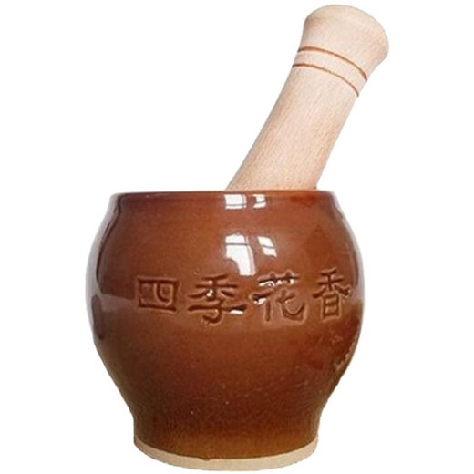 Tuojin German imported quality garlic mortar household manual old-fashioned garlic artifact stone mortar garlic press grinder garlic peeler hammer