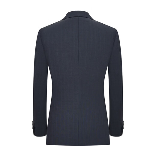 Anniversary Bird Suit Men's 2026 Shopping Mall Same Style Men's Formal Wedding Suit Hidden Stripes Suit and Trouser Suit Iron Gray Texture Hidden Stripes - Barge 46 A(170/92) /Please note waist or pants