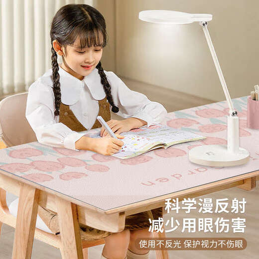 Yusenyi desk mat waterproof girls desk study tablecloth student desk mat can be cut Neufmu eight + multiplication table bear double-sided leather 70x120cm