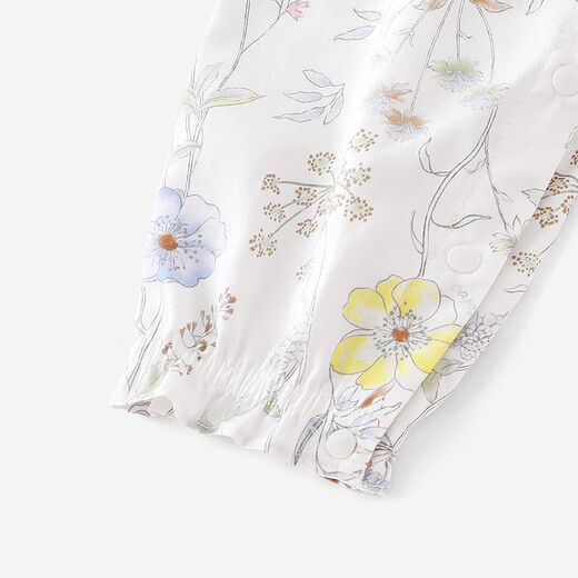 YEEHOO shopping mall same style YEEHOO baby clothes long-sleeved baby girl large floral fake vest fake two-piece going out clothes