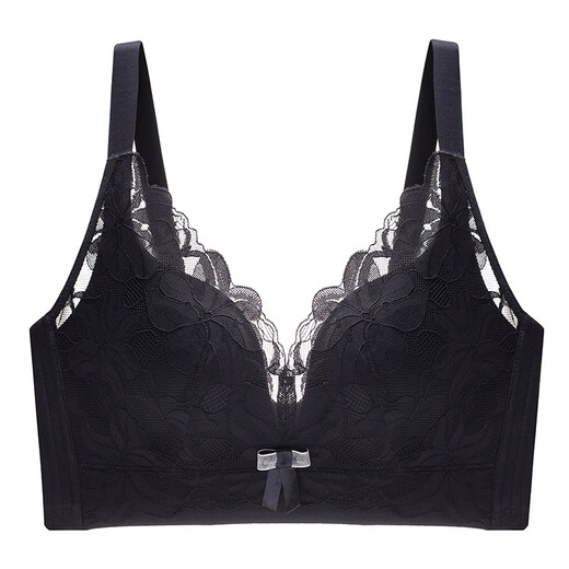 Modal 2026 Horse Zodiac Year Underwear Set Women's Wireless Push Up Red Bra Bridal Wedding New Popular Style Dark Gray - Single Bra 80C 36