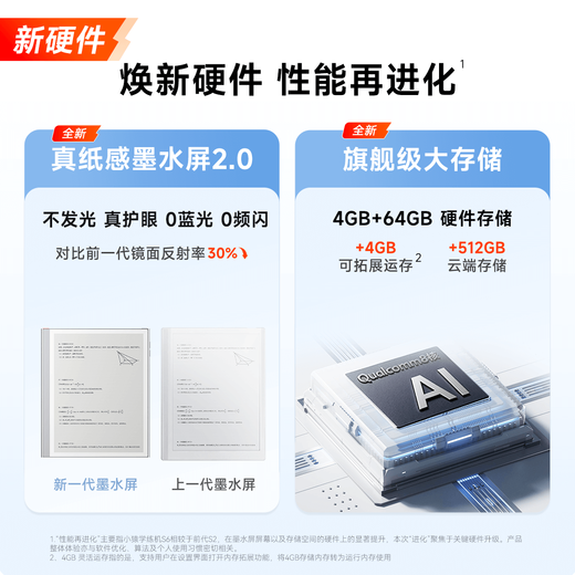 The new generation of Xiaoyuan learning machine S6 saves 500 yuan in subsidy. The ape tutoring learning machine AI Xiaoyuan learning machine S2 is upgraded. Three teachers in one to accurately assist learning 10.3-inch ink screen
