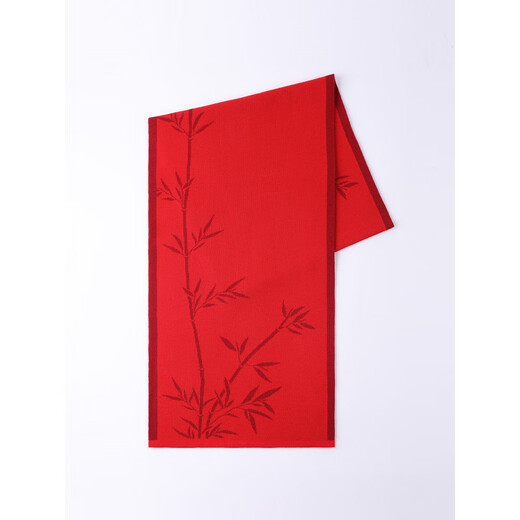 Hengyuanxiang national style scarf red warm plaid long scarf with wool neck wrap animal year neck protection cloak men's gift black and white