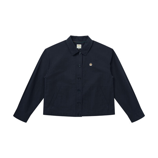 HAZZYS Women's Clothing Spring Women's PHIZ Series Loose Short Shirt for Women ASCSK1DAX04